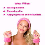 Makeup Eraser Drip Eraser Spa Gift Set (Pink or Sweet Cream)