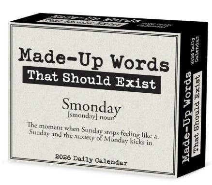 Made Up Words that Should Exist Daily Box Calendar 2026