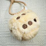 Capybara Dice Plush Keychain