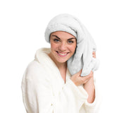 Morning Glamour Microfiber Hair Towel - Luxurious Quick Dry