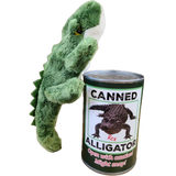 Canned Alligator | Stuffed Animal Plush w/Jokes Unique Gift