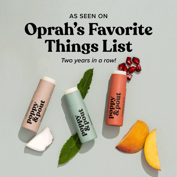 Poppy & Pout Lip Balm (Flavors Available)