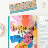 Ryan & Rose Bookmark + Cross Paper Clips