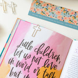 Ryan & Rose Bookmark + Cross Paper Clips