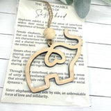 Elephant Sisterhood Story Card Ornament/Car Charm/ Bag C