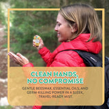 Organic Beeswax Bee Clean Hand Sanitizer Spray 12 pack