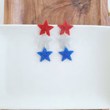 Star Spangled Sparkle Dangles - 4th of July Earrings