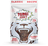 Tong Jerky Classic Recipe 12 Pack of Beef Jerky