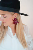 Linny Co Flora Statement Earrings (Color Options Available)