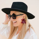 Linny Co Flora Statement Earrings (Color Options Available)