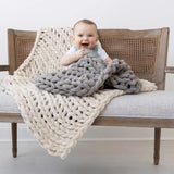 Infinite Chunky Knit Blanket Cuddle