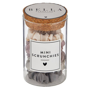 Mini Satin Scrunchies Jar - Lilac Ash Ombre