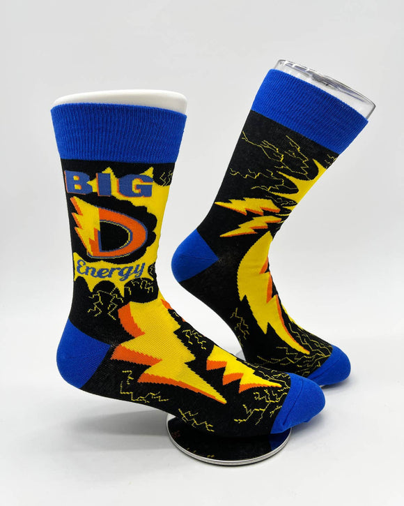 Big D Energy Men's Novelty Crew Socks