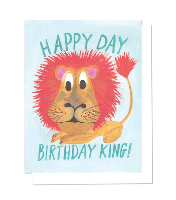 Birthday King Greeting Card