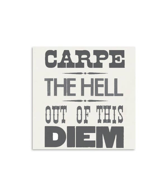 Carpe the Hell out of this Diem Mini Notecard