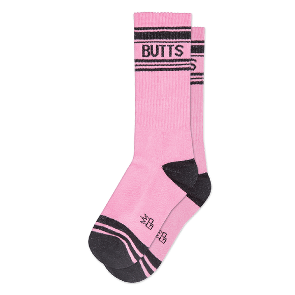 Gumball Poodle - BUTTS Ribbed Gym Socks