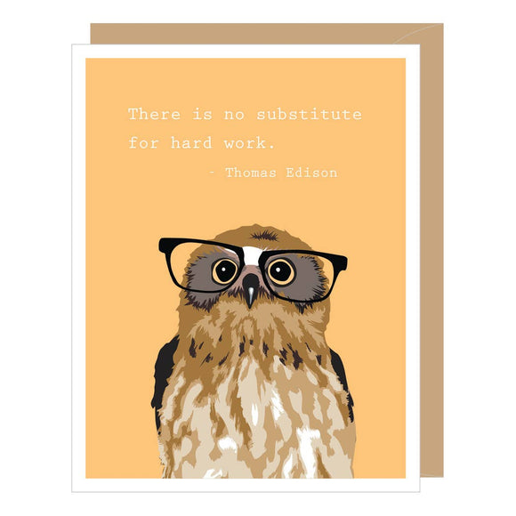 Owl Graduation Card