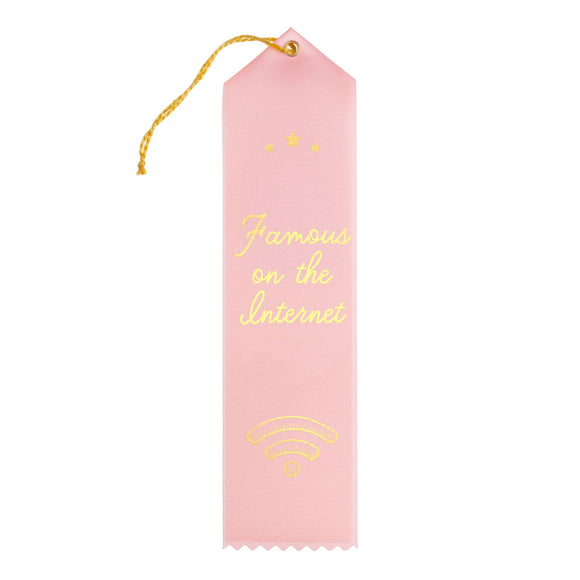 Famous on the Internet Award Ribbon