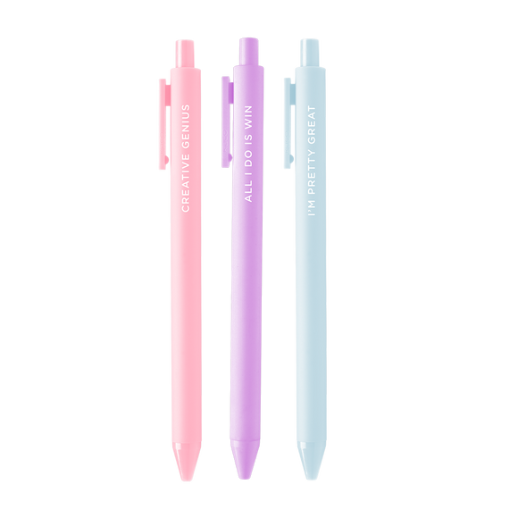 Feeling Myself Jotter Pen Set - 3 pack