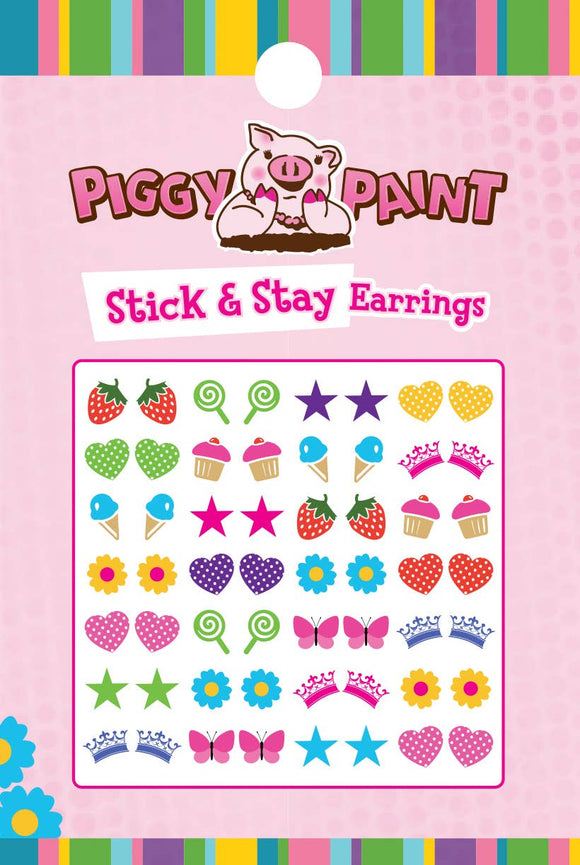 Piggy Paint - Stick & Stay Earrings