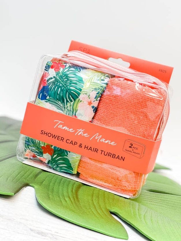 Tame the Mane Shower Hair Set - Tropical