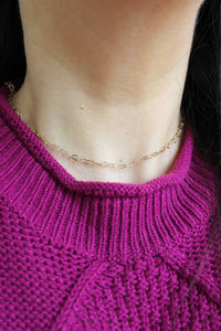 Laalee Jewelry - Gold Heart Necklace, Heart Chain Choker, Valentines Day