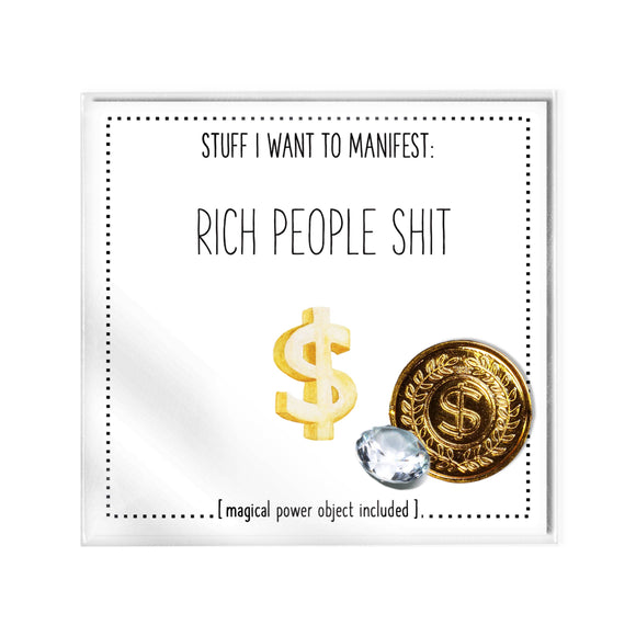 Manifest Card: Rich People Sh*t