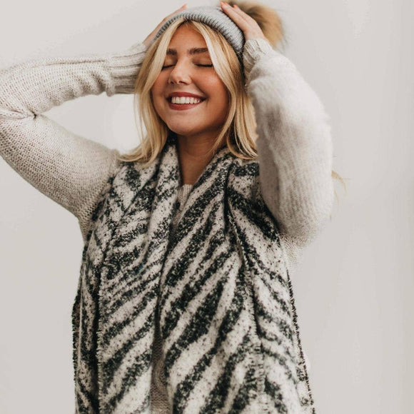 Brooke Zebra Scarf