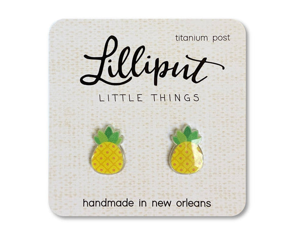 Lilliput Little Things - Pineapple Earrings