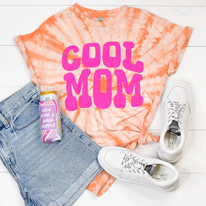 Cool Mom Shirt, Mama Graphic Shirt (Peach), Mother's Day