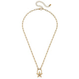 CANVAS - Arlo Star Lock Chain Link Necklace