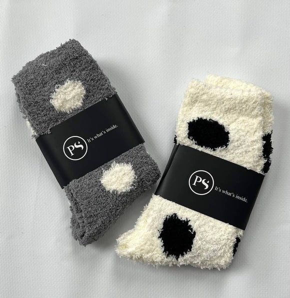 Sunday Fuzzy Socks (Gray Only)