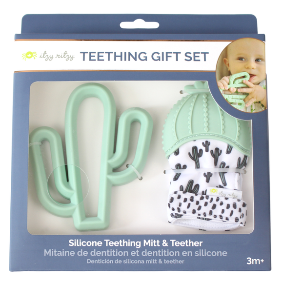 Itzy Ritzy - Cactus Teething Mitt & Teether Gift Set