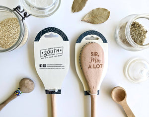 Life Is Short, Lick The Spoon Engraved Wooden Spoon