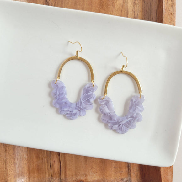 Scarlett Earrings - Dusty Blue