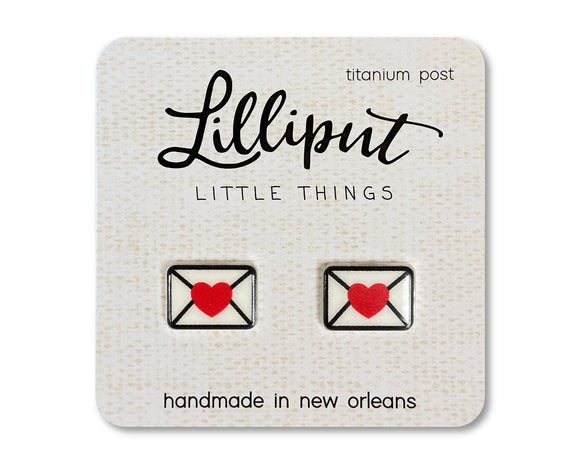 Lilliput Little Things - Love Letter Earrings