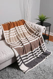 Neutral Multicolored Stripe Throw Blanket (Style #1)