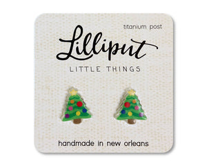 Lilliput Little Things - NEW Christmas Tree Earrings