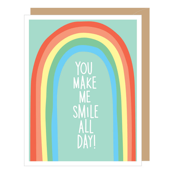 You Make Me Smile Love & Friendship Card