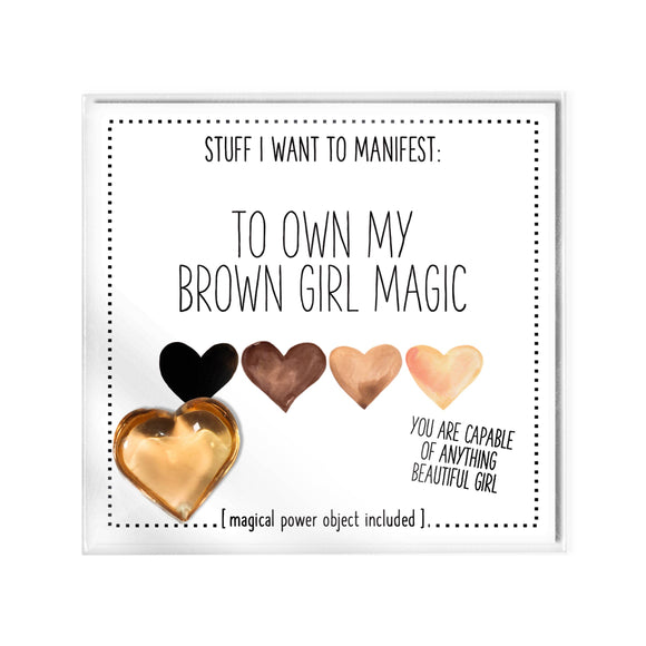 Manifest Card: To Own My Brown Girl Magic