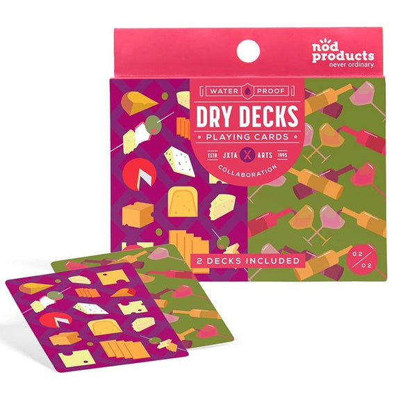 Dry Decks | Waterproof Playing Cards (Cheesy Wine)