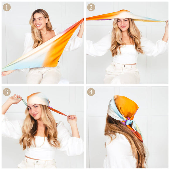 Beverly Multi-Purpose Bandana Scarf (Sorbet)