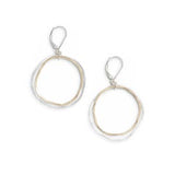 Freshie & Zero - Caldera Earrings - Mixed Gold and Silver Circles