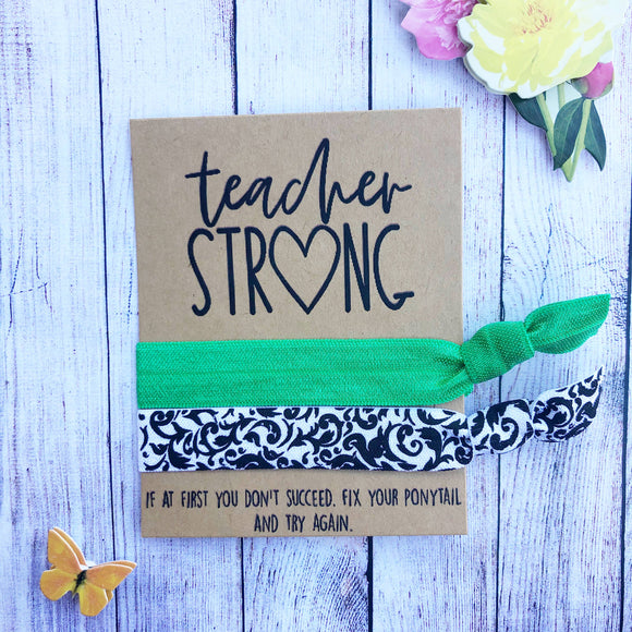 Teacher Strong Hair Tie Set