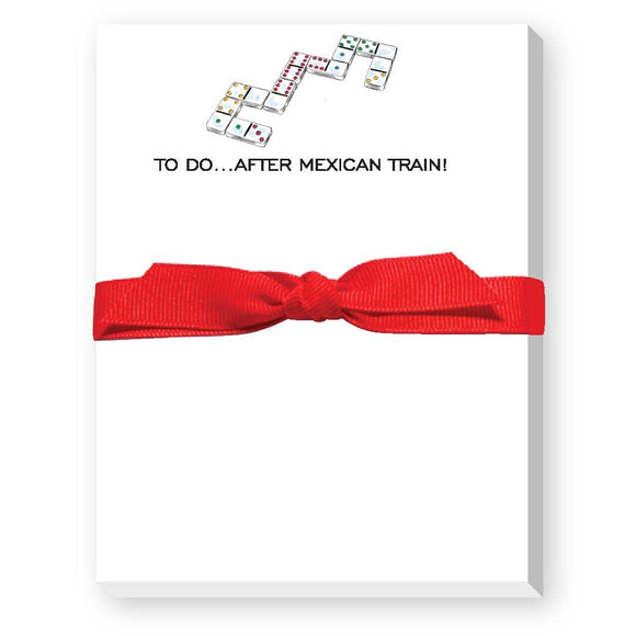 TO DO AFTER MEXICAN TRAIN MINI NOTEPAD