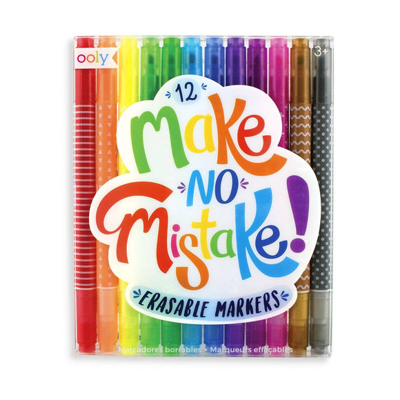 OOLY - Make No Mistake Erasable Markers (Set of 12)