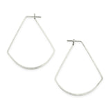 Freshie & Zero - Minimal Hoop Earrings - Fan (Gold-Filled)