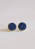 JaxKelly - Peacock Druzy Clusters Earrings