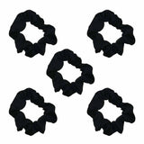 Satin Sleep Scrunchies - Black