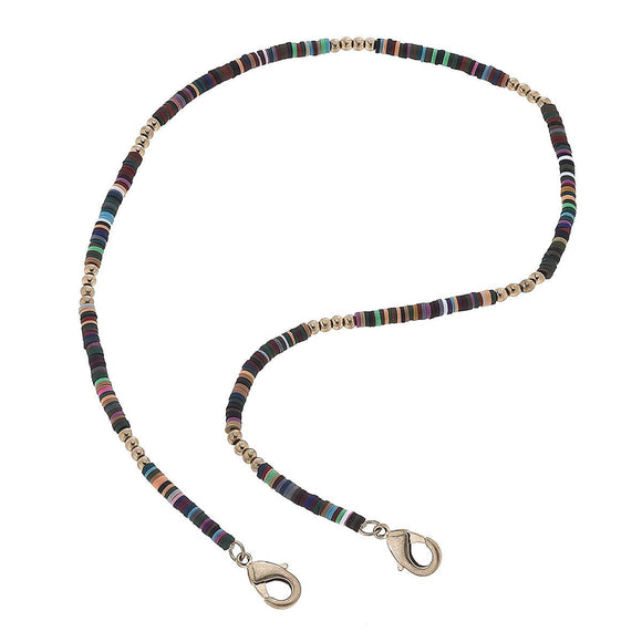 CANVAS - Emberly Color Block Mask Necklace - Autumn Multi